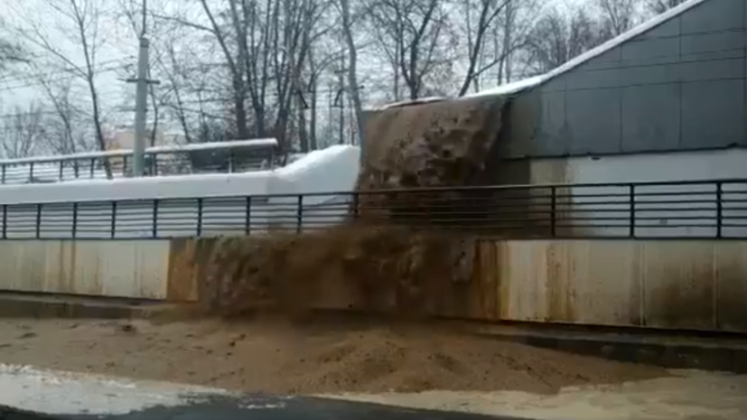 В Москве перекрыт тоннель Волоколамского шоссе из-за затопления